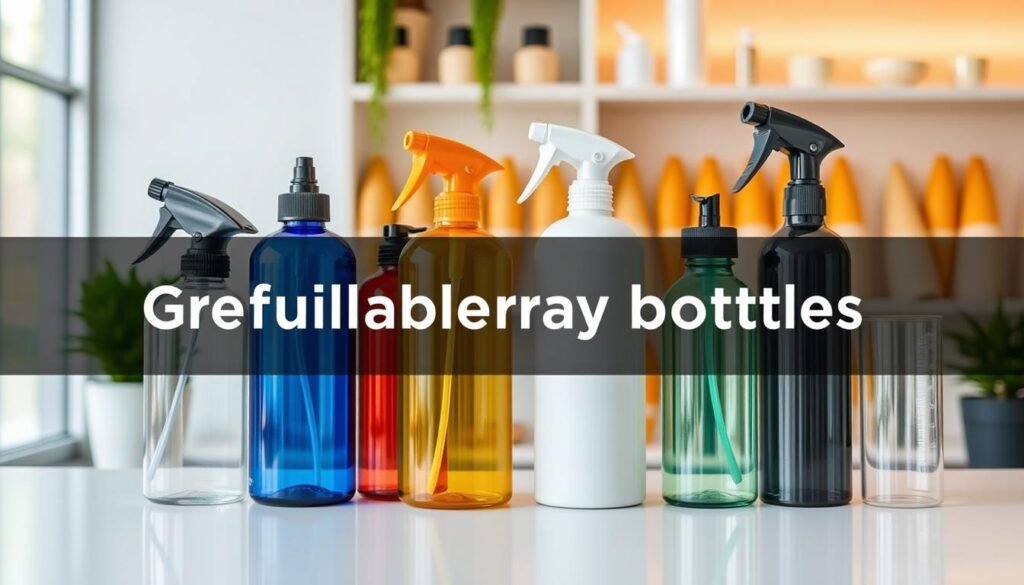 Gerar imagem de frascos de spray recarregáveis Gerar imagem de frascos de spray recarregáveis