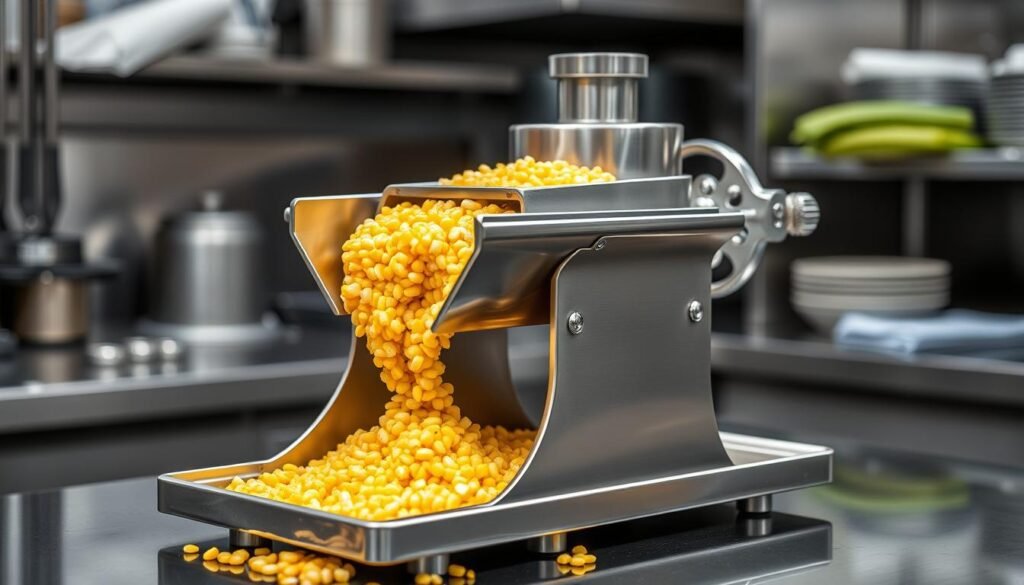 Gerar imagem do removedor de grãos de milho em aço inoxidável Gerar imagem do removedor de grãos de milho em aço inoxidável
