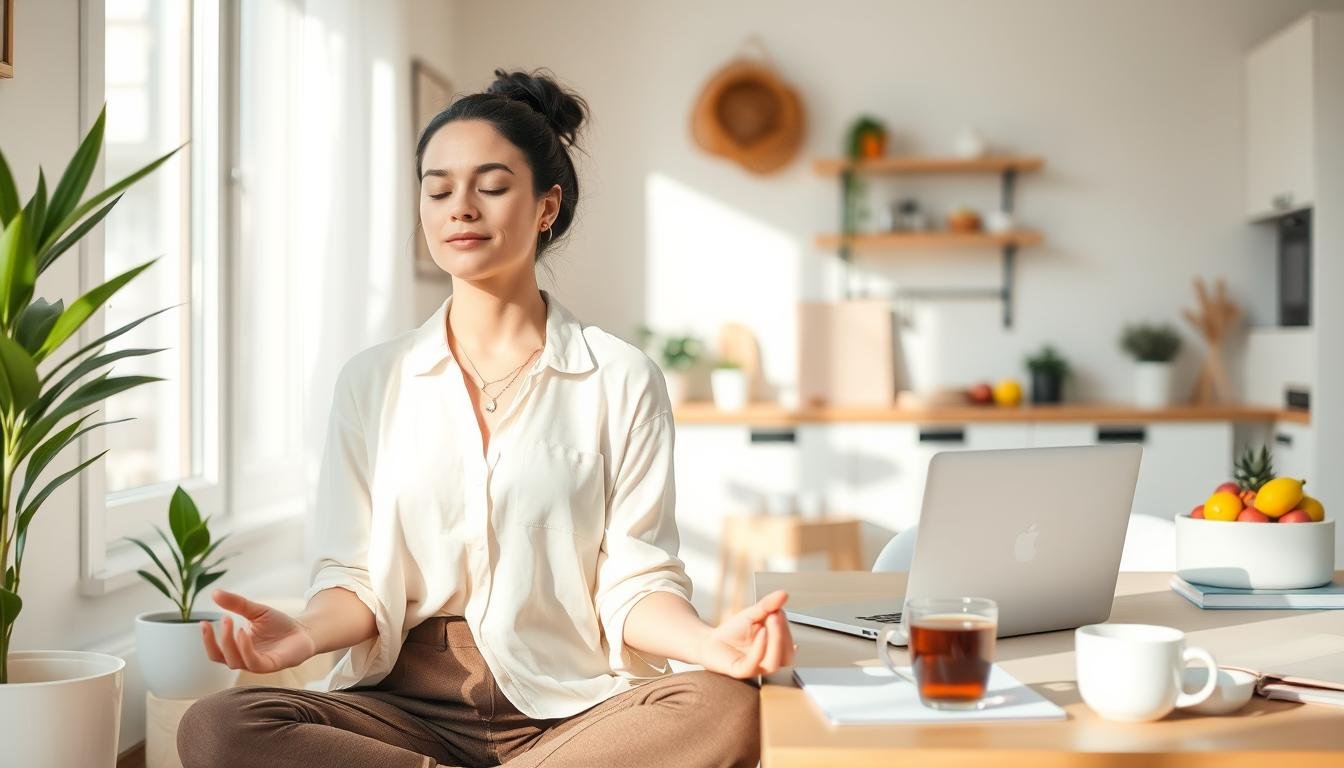 rotina feminina equilibrada